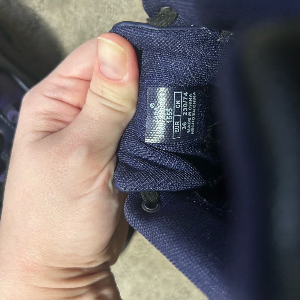ZARA Wednesday Nevermore Chunky Purple and Black Sneakers | EU 36 (9.0 inches) - Picture 8 of 8
